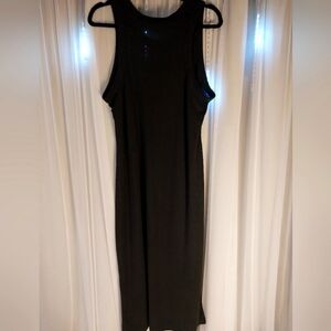 Ribbed Tank Maxi Dress Form-Fitting Flirty Sexy